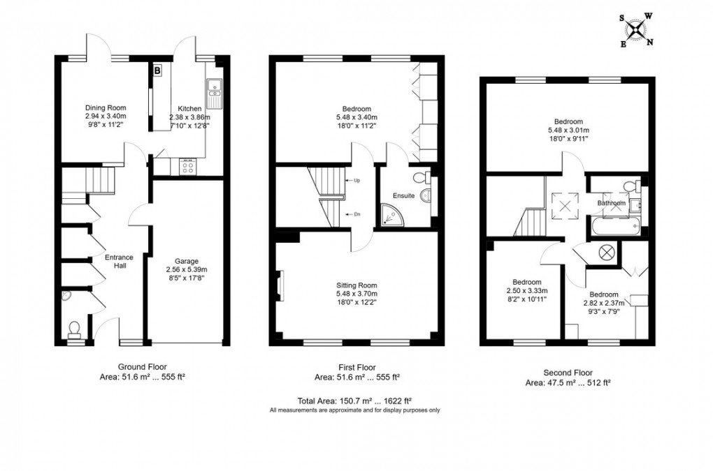 Floorplan for Trinity Close, Tunbridge Wells, Kent