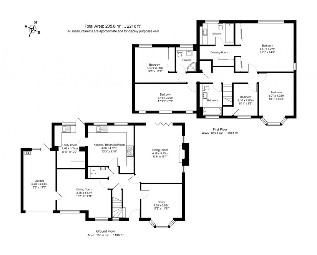 Floorplan for Harescroft, Tunbridge Wells, Kent