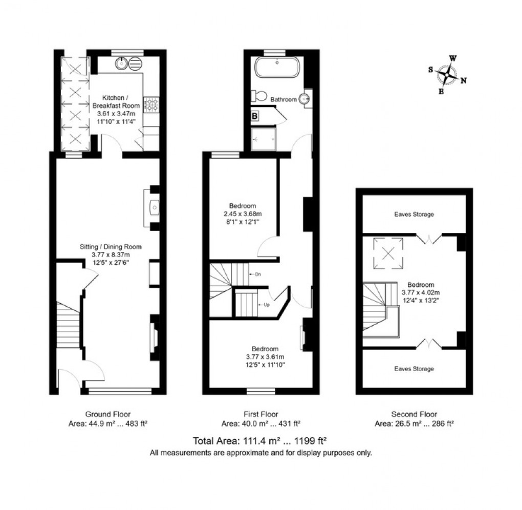 Floorplan for Polesden Road, Tunbridge Wells, Kent