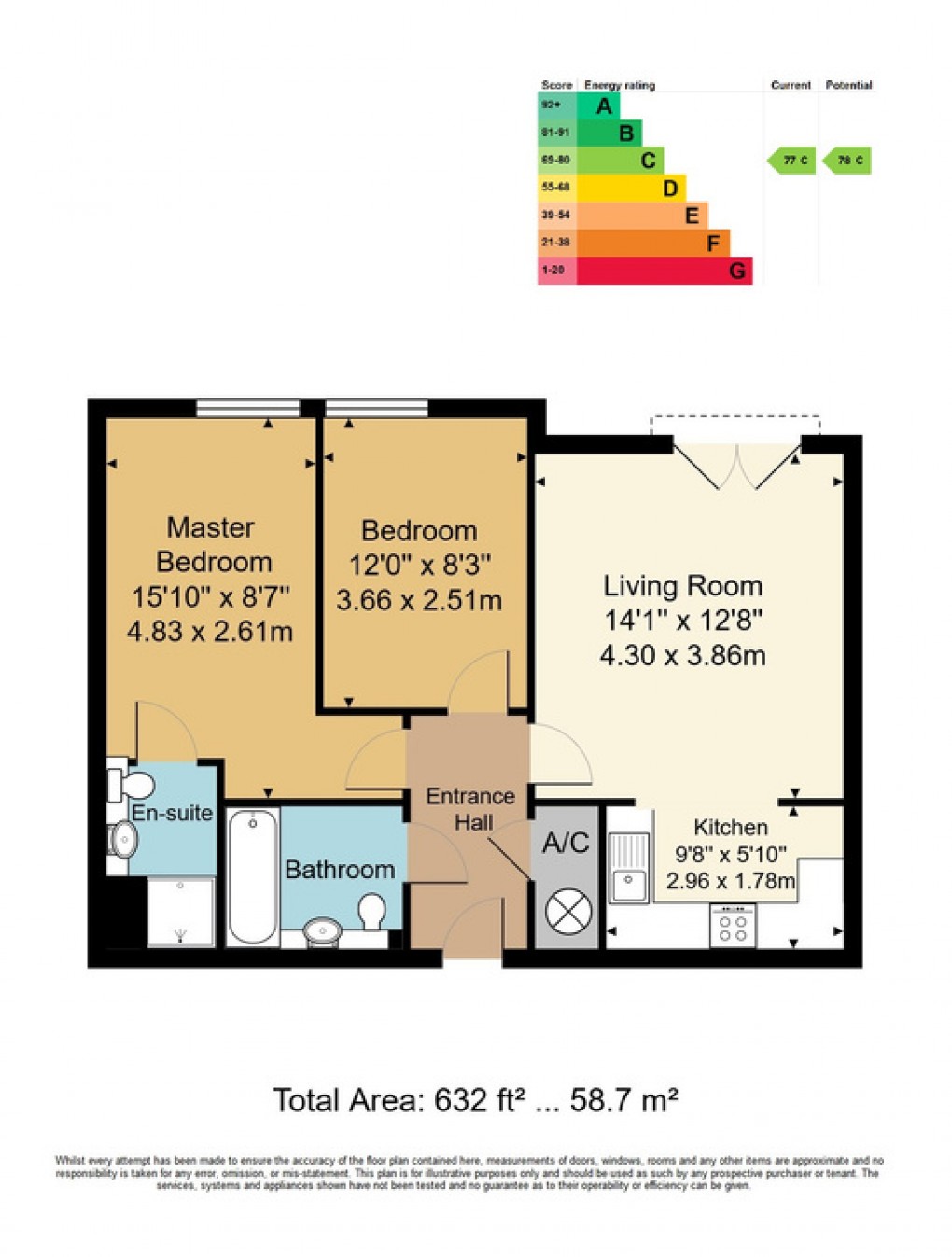 Floorplan for Park House, Tunbridge Wells, Kent