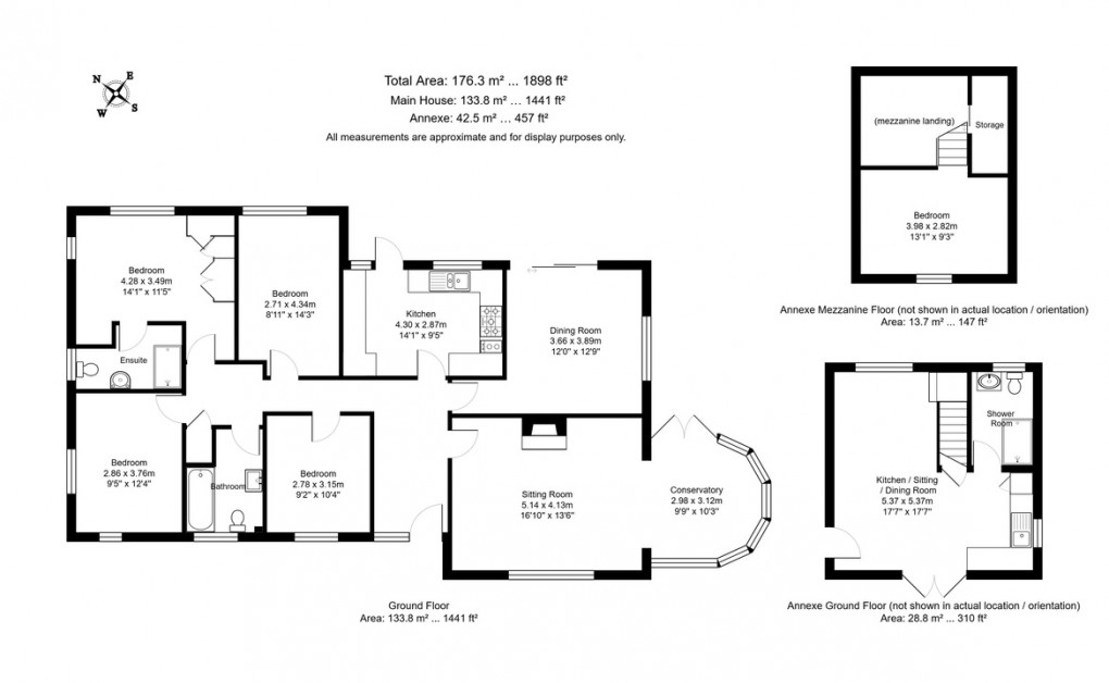 Floorplan for Beechwood, Sheepstreet Lane, Etchingham, East Sussex