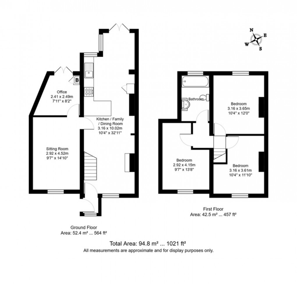 Floorplan for Station View, Wadhurst, East Sussex
