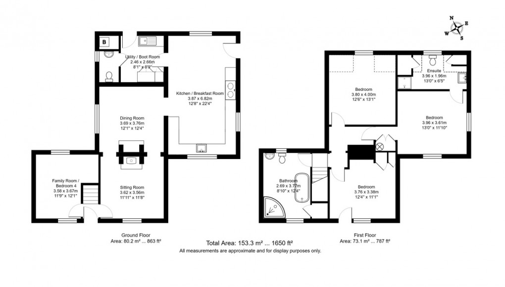 Floorplan for The Dens, Wadhurst, East Sussex