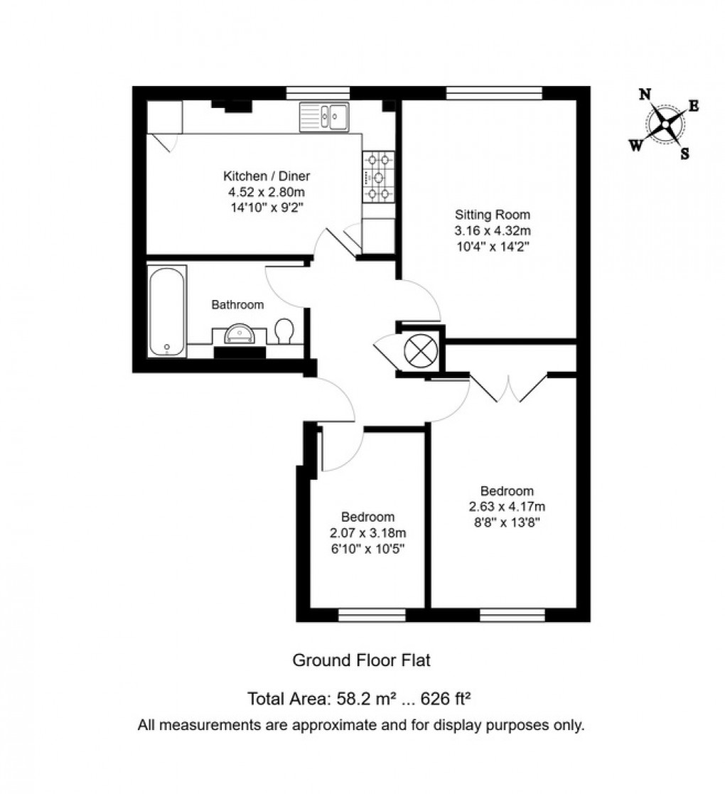 Floorplan for Little Park, Wadhurst, East Sussex