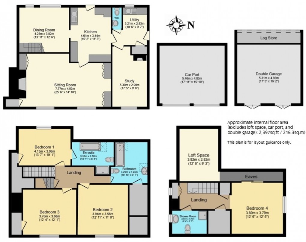 Floorplan for High Street, Rolvenden