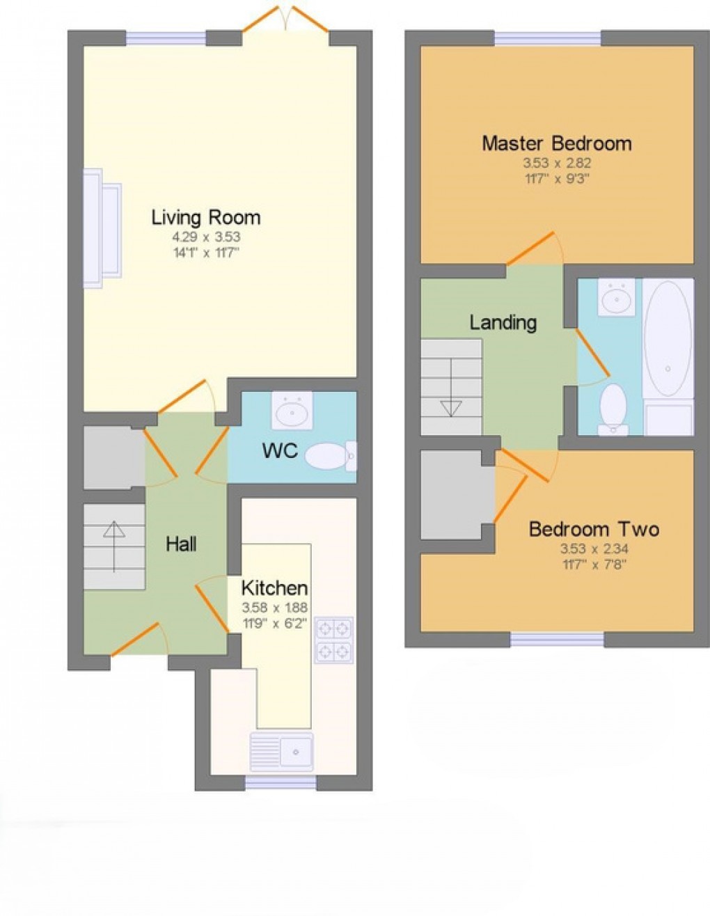 Floorplan for St Mary's Lane, Ticehurst