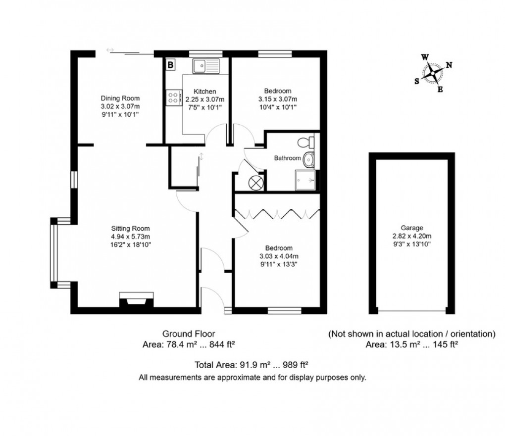 Floorplan for Cross Lane Gardens, Ticehurst, East Sussex