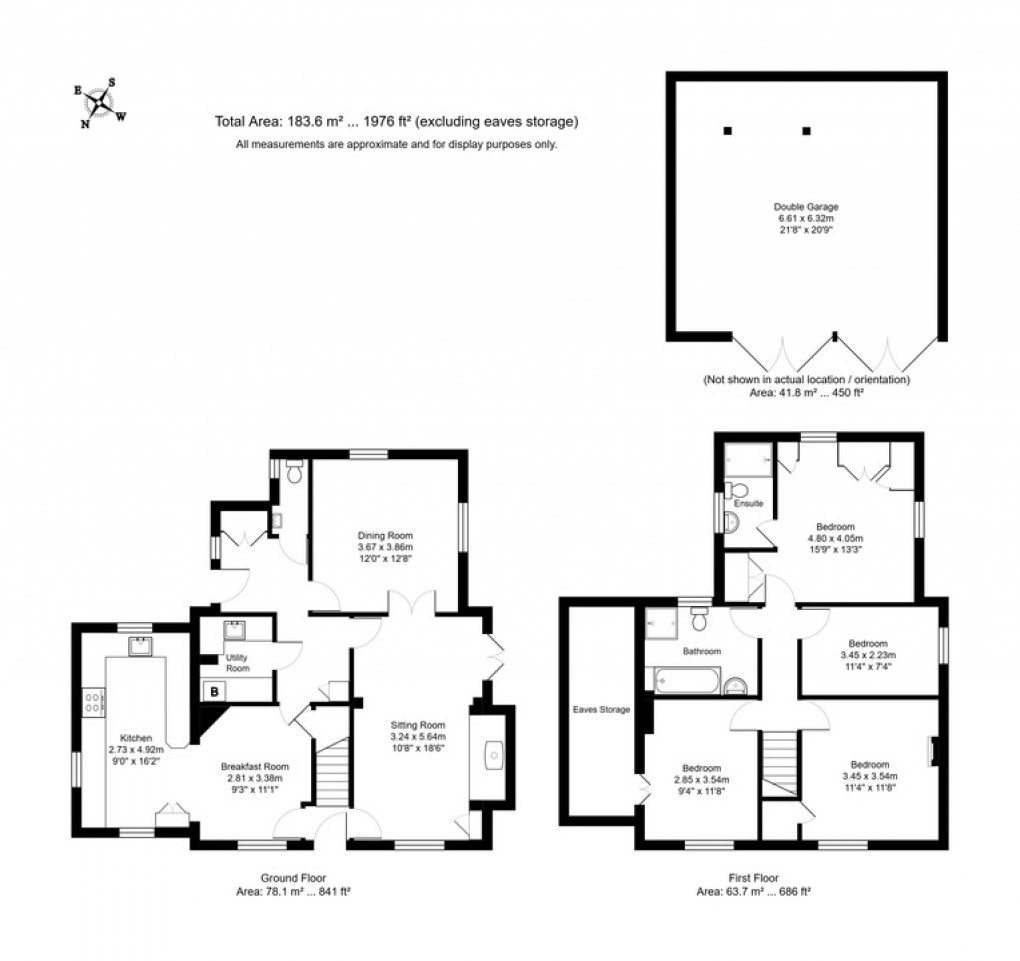 Floorplan for Tidebrook, Wadhurst, East Sussex