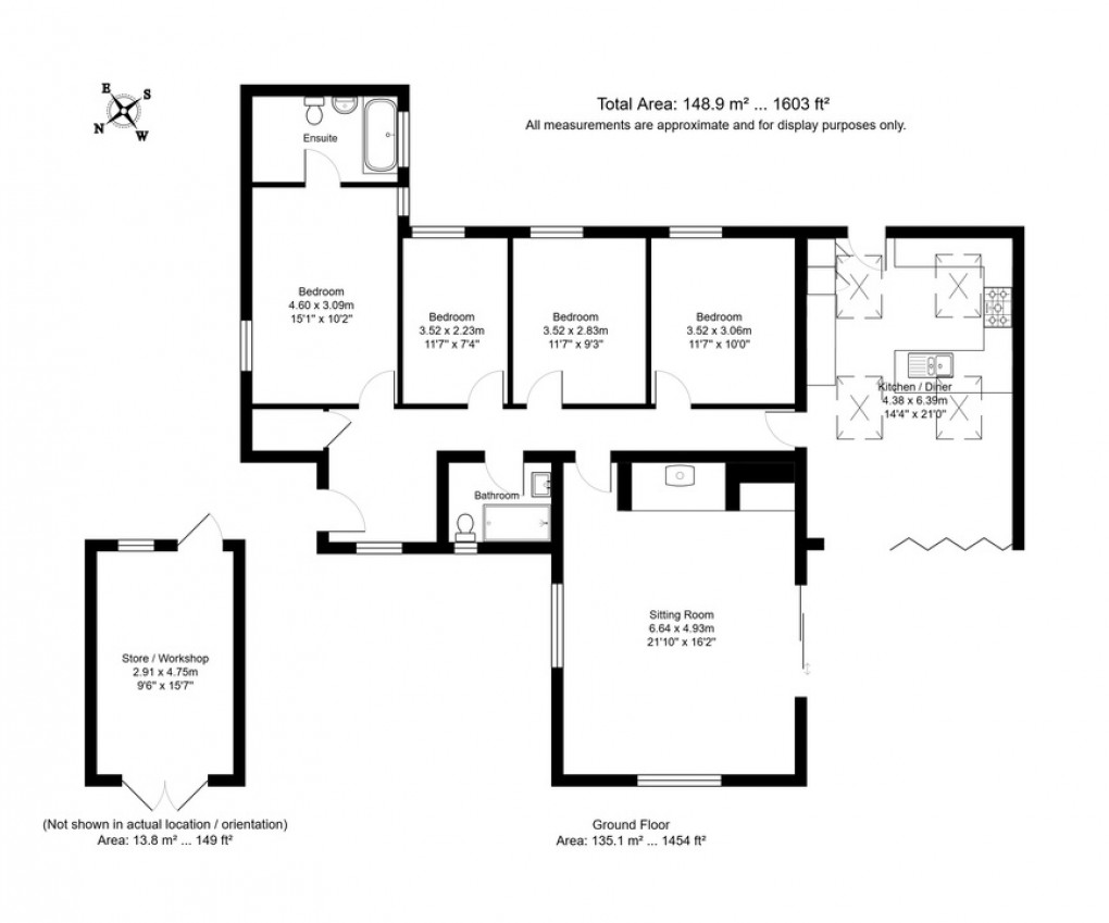 Floorplan for Frant Road, Frant
