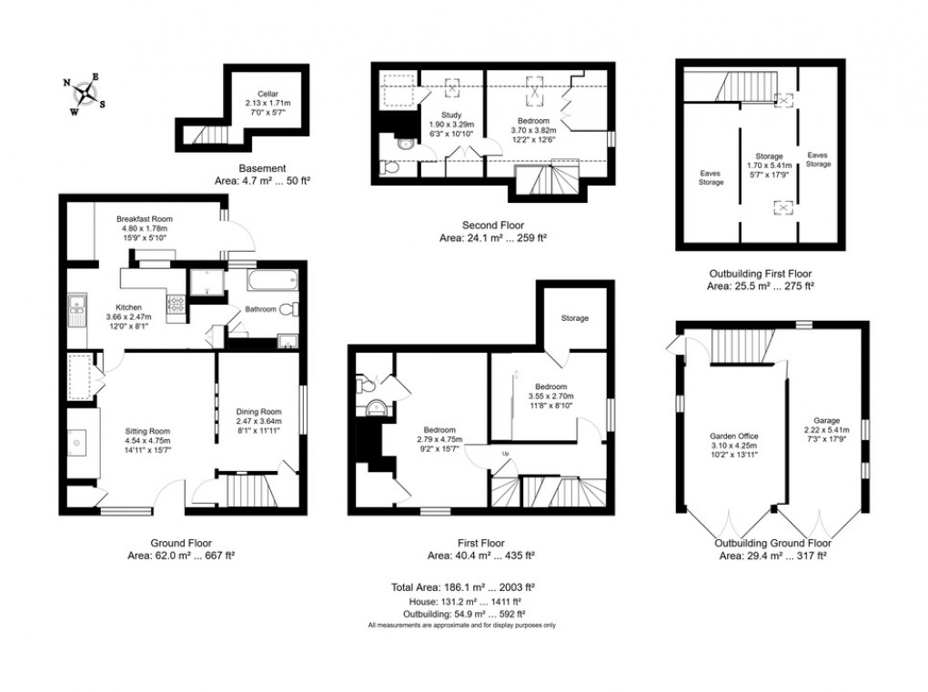 Floorplan for School Hill, Burwash, East Sussex