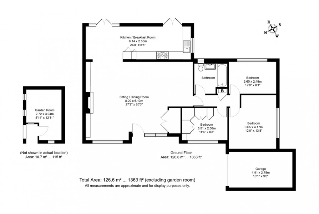 Floorplan for Three Leg Cross, Ticehurst