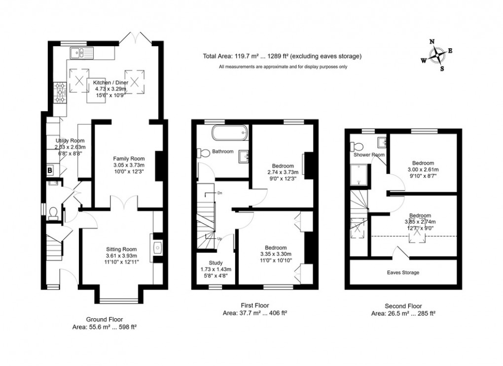 Floorplan for Southwood Road, Rusthall, Kent