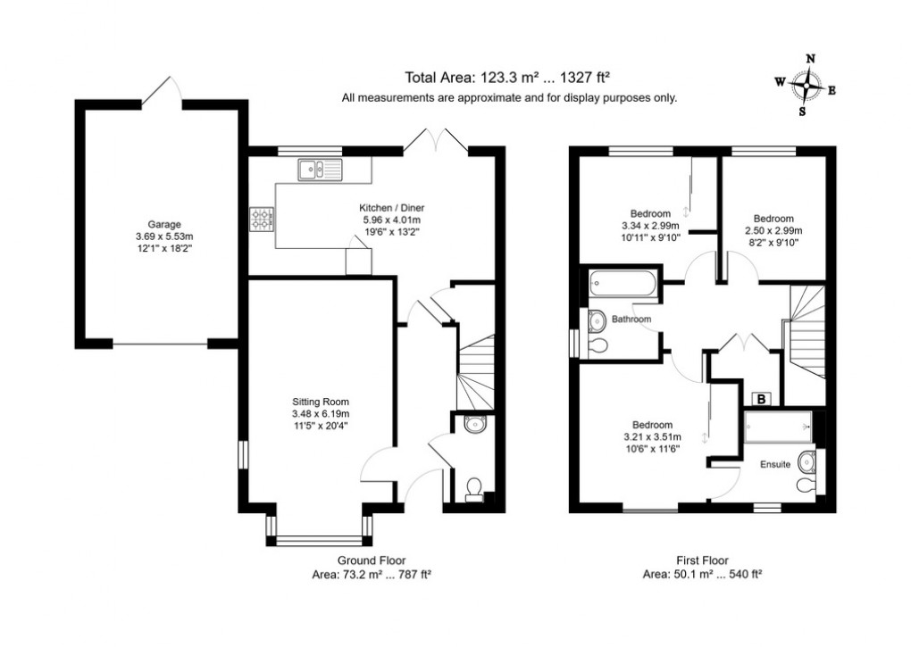Floorplan for Herald Gardens, Tunbridge Wells, Kent