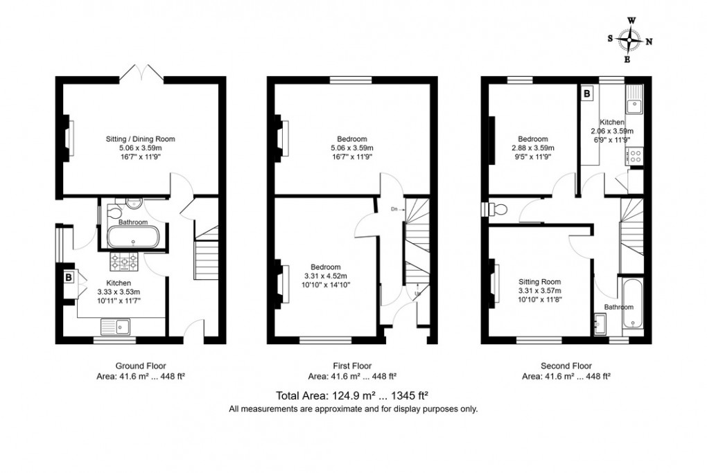 Floorplan for Culverden Park Road, Tunbridge Wells, Kent