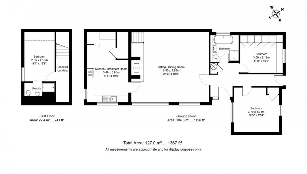 Floorplan for Stonegate Court, Stonegate, East Sussex