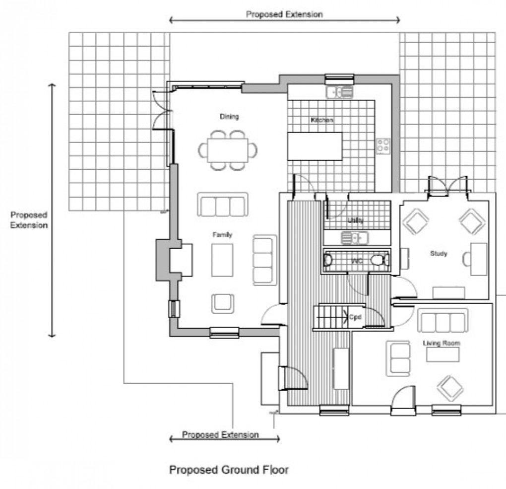 Floorplan for Fielden Cottage, The Dens, Wadhurst, East Sussex