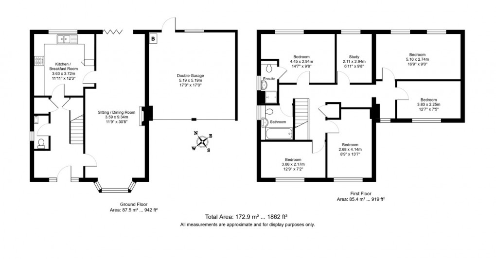 Floorplan for The Leas, Wadhurst