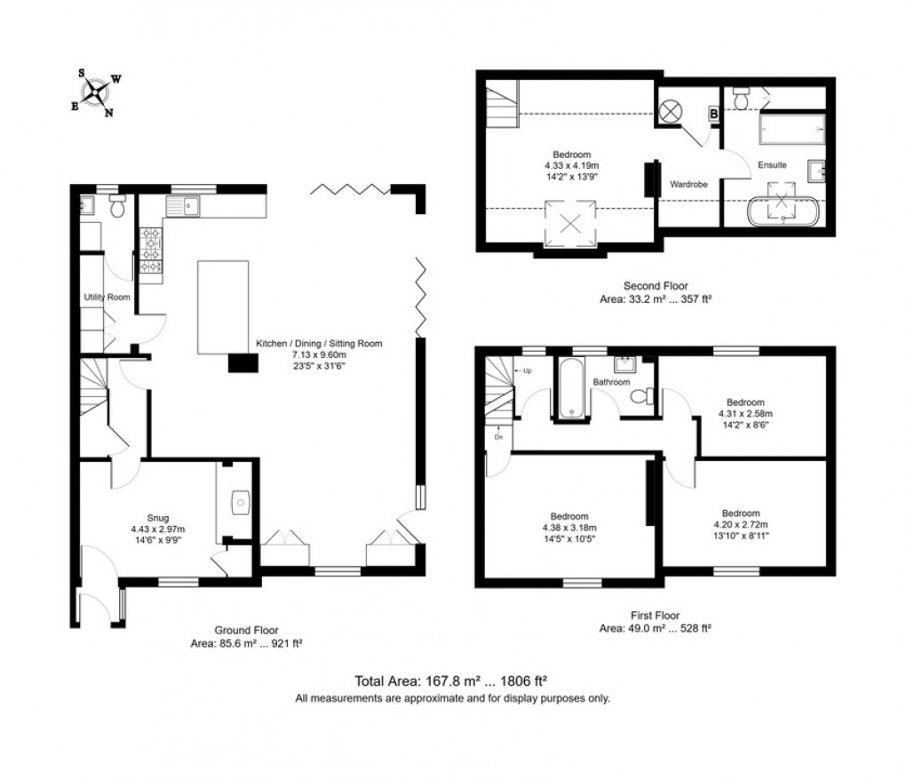 Floorplan for Wallcrouch, East Sussex