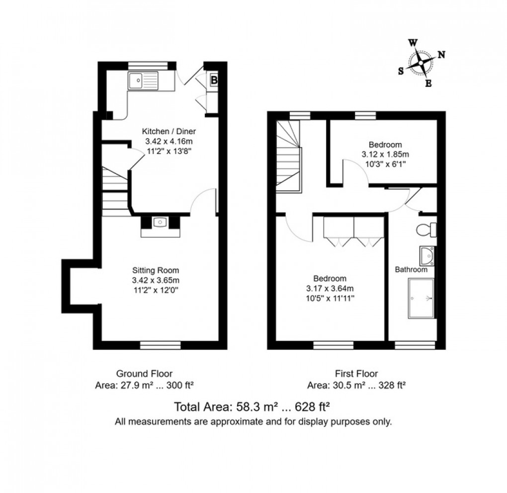Floorplan for Well End, 1 Pickforde Lane, Ticehurst