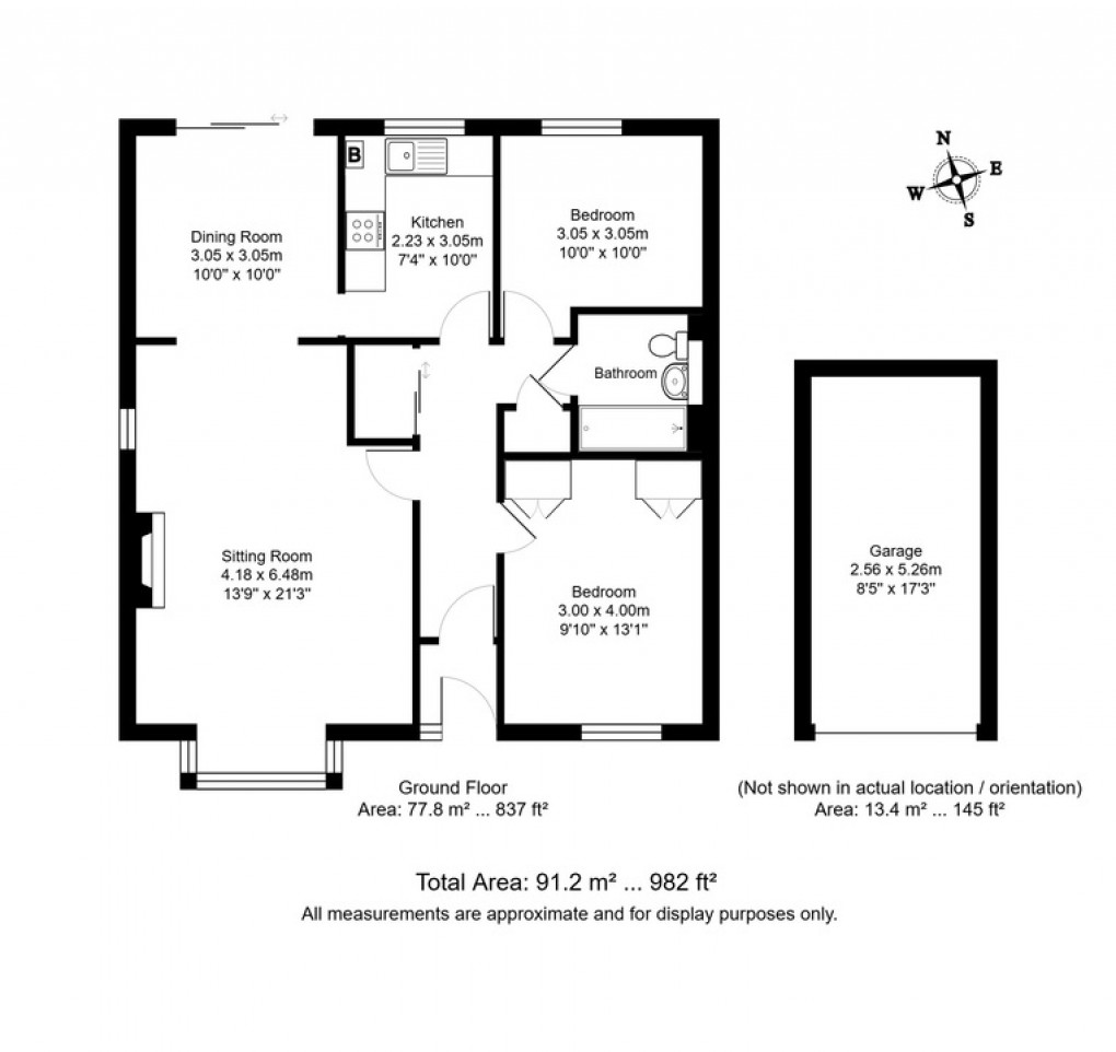 Floorplan for Cross Lane Gardens, Ticehurst, East Sussex