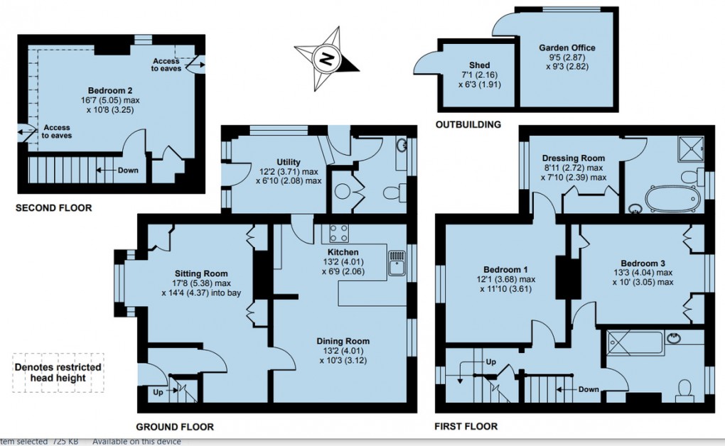Floorplan for East Street, Mayfield, East Sussex