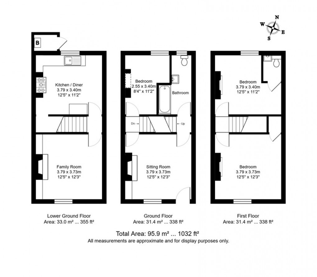 Floorplan for Newcomen Road, Tunbridge Wells, Kent