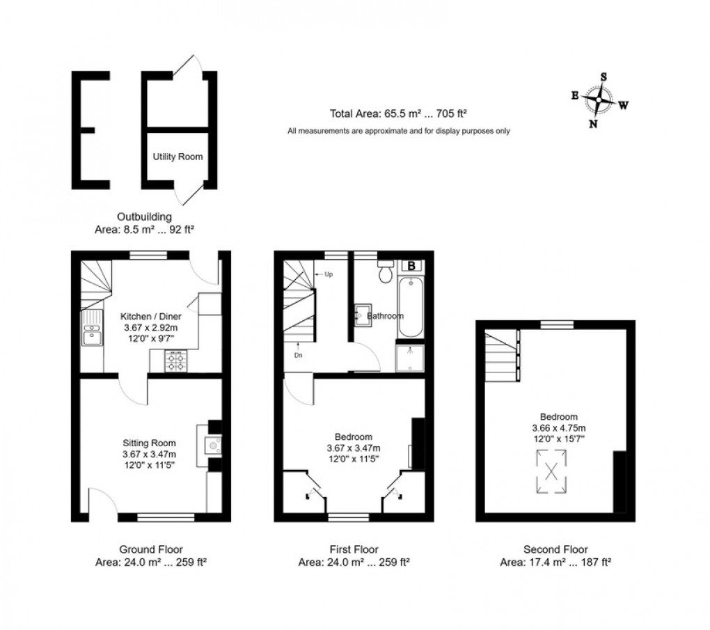 Floorplan for Woods Green, Wadhurst, East Sussex