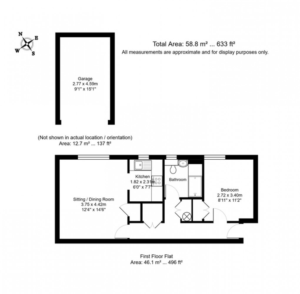 Floorplan for Dorset Road, Tunbridge Wells, Kent