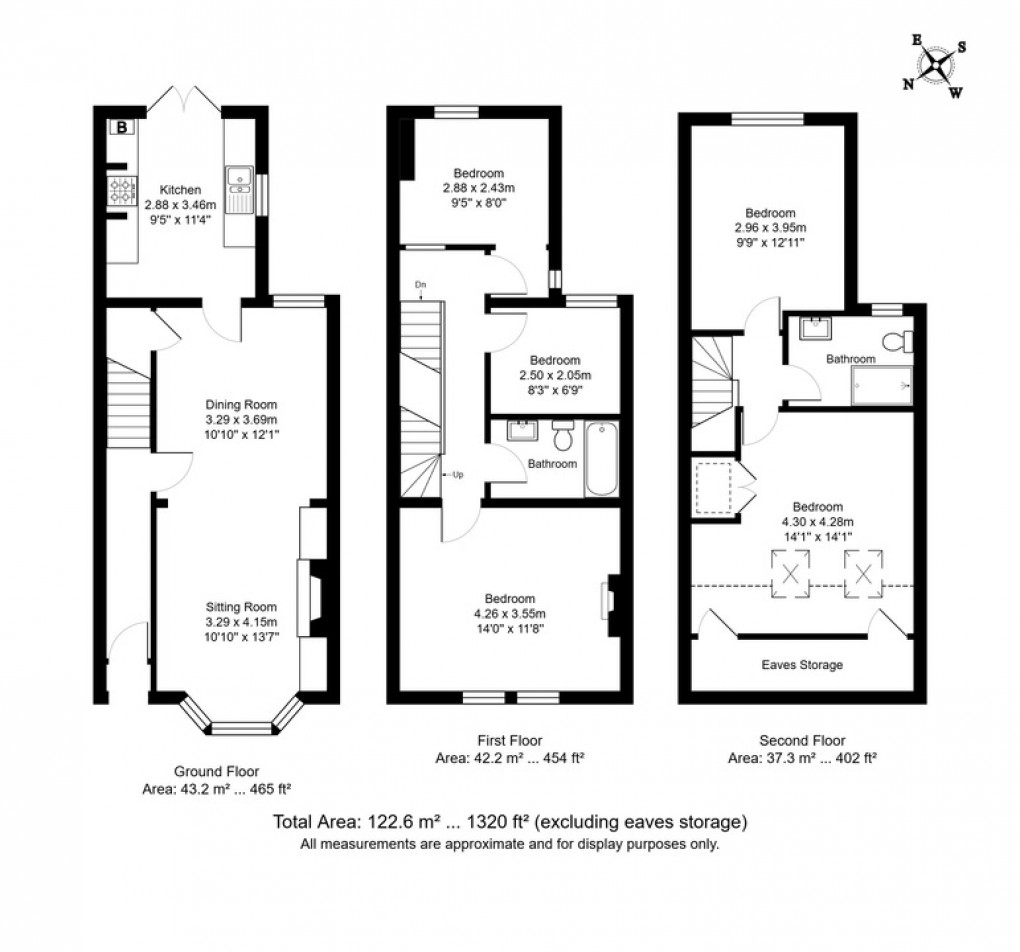 Floorplan for Nelson Road, Tunbridge Wells, Kent