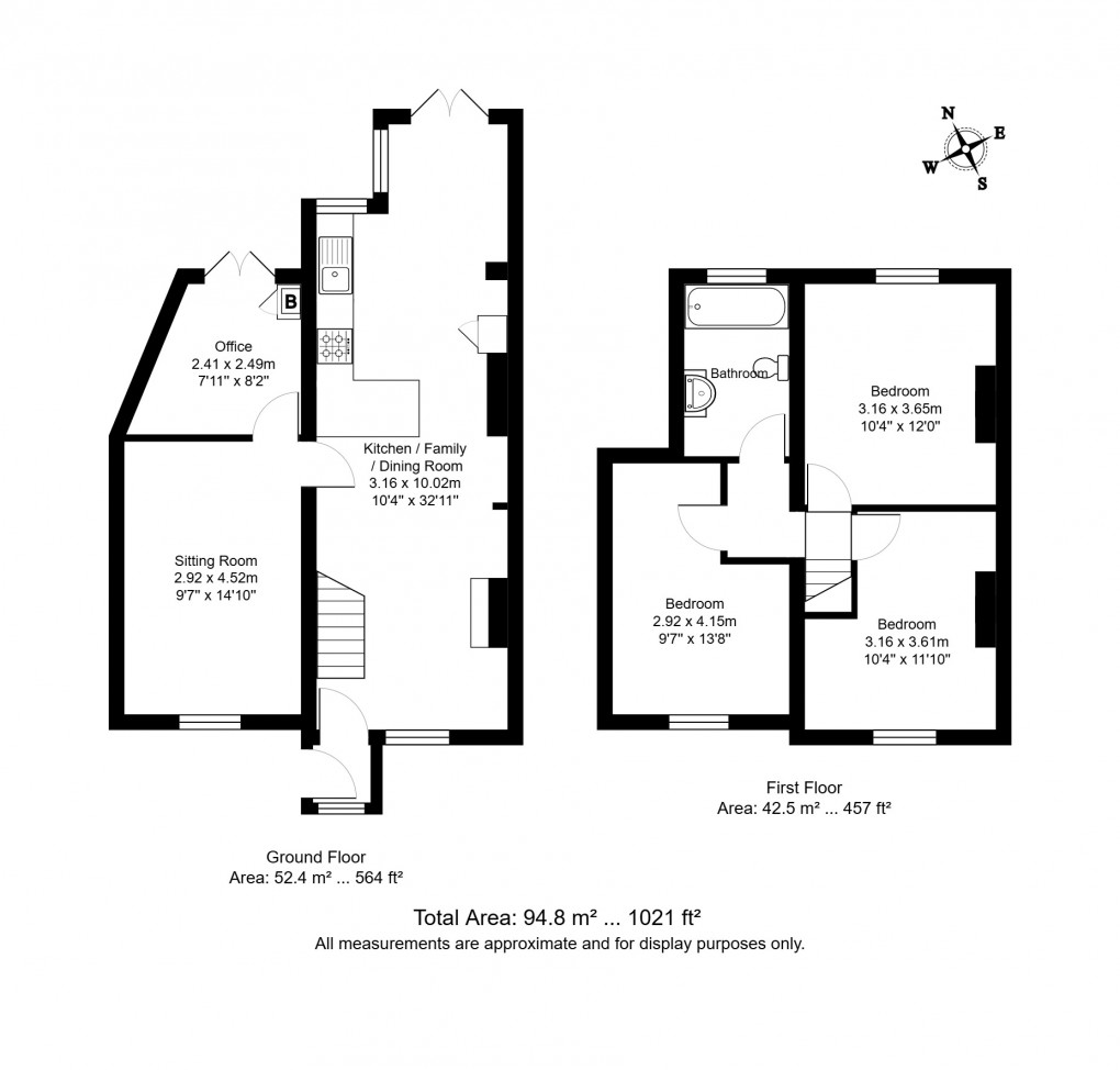 Floorplan for Fox In The Wood, Wadhurst, East Sussex