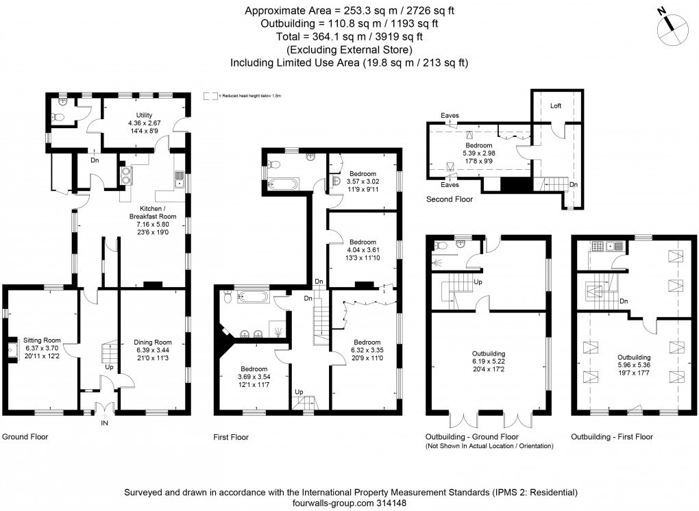 Floorplan for Wadhurst, East Sussex