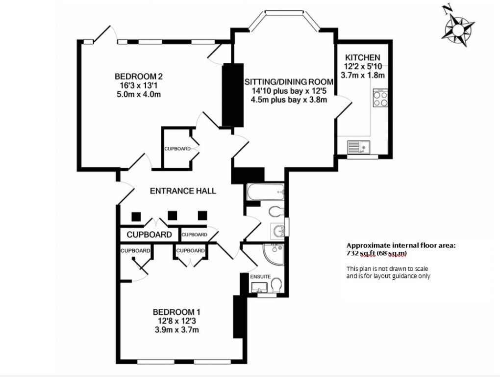 Floorplan for High Street, Burwash