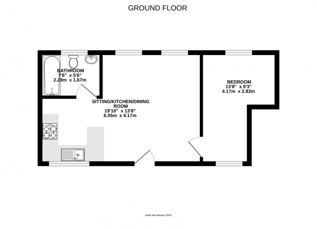 Floorplan for Fletching Street, Mayfield, East Sussex