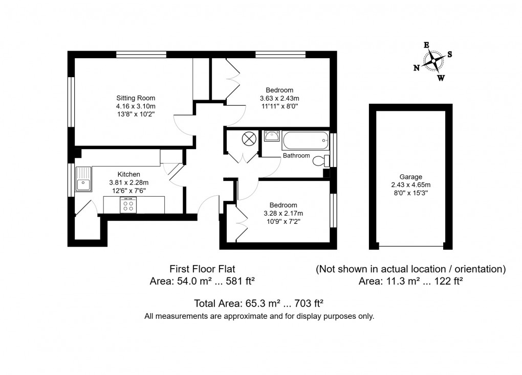 Floorplan for Sparrows Green, Wadhurst, East Sussex