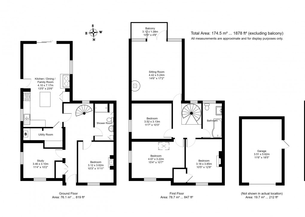 Floorplan for Broom Hill, Flimwell, East Sussex