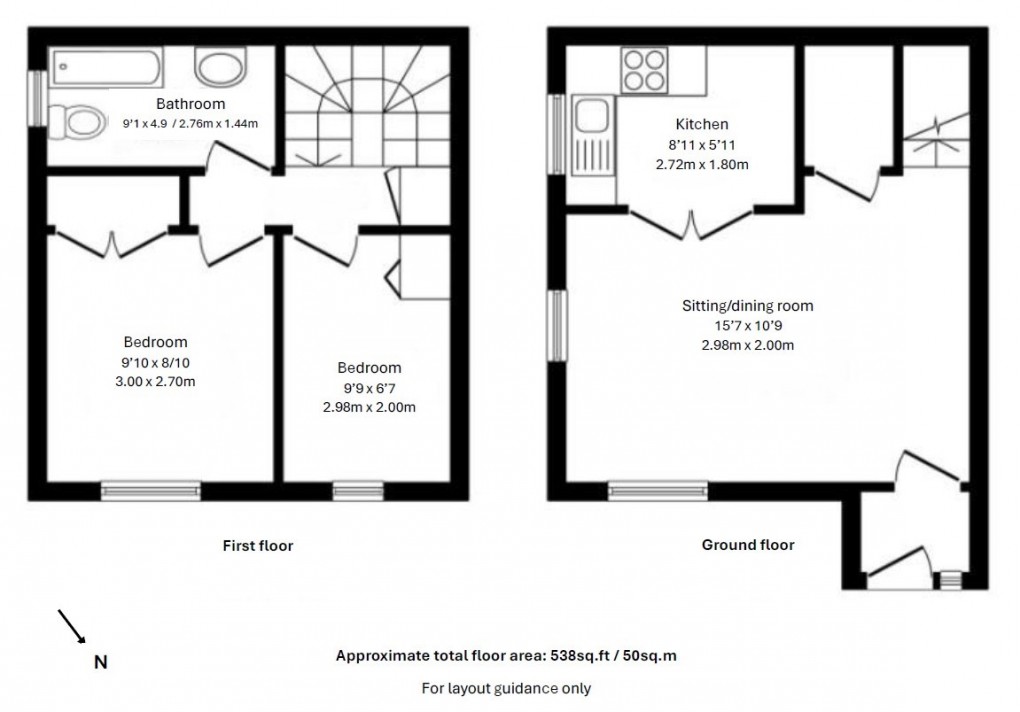 Floorplan for Wadhurst, East Sussex
