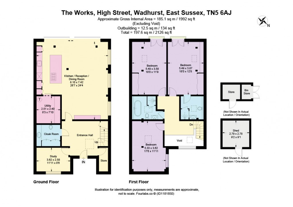 Floorplan for Wadhurst, East Sussex