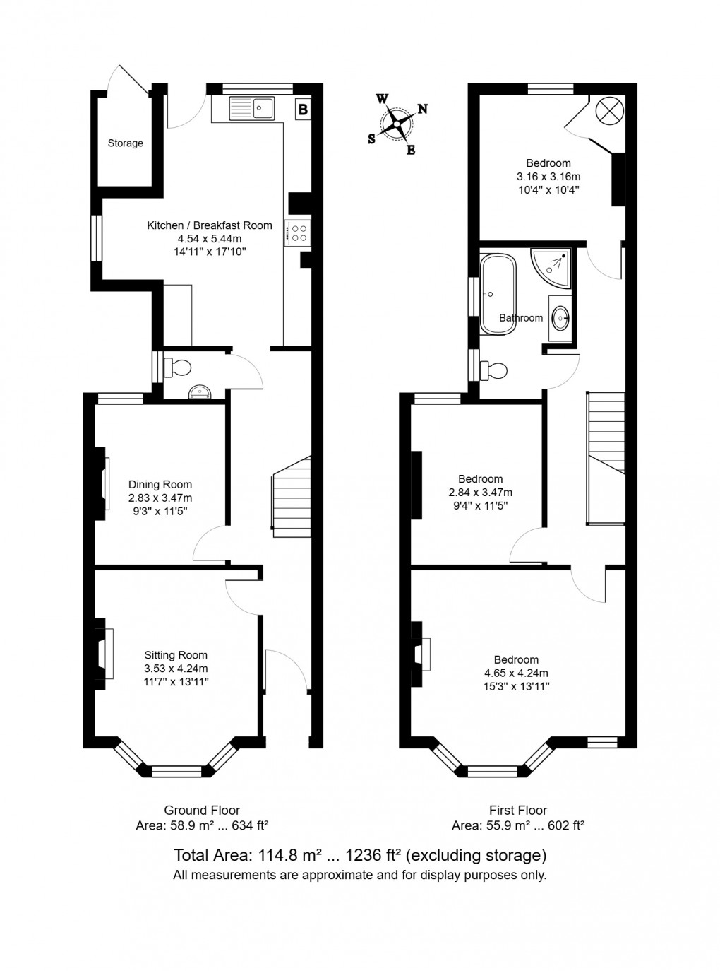 Floorplan for Tunbridge Wells, Kent