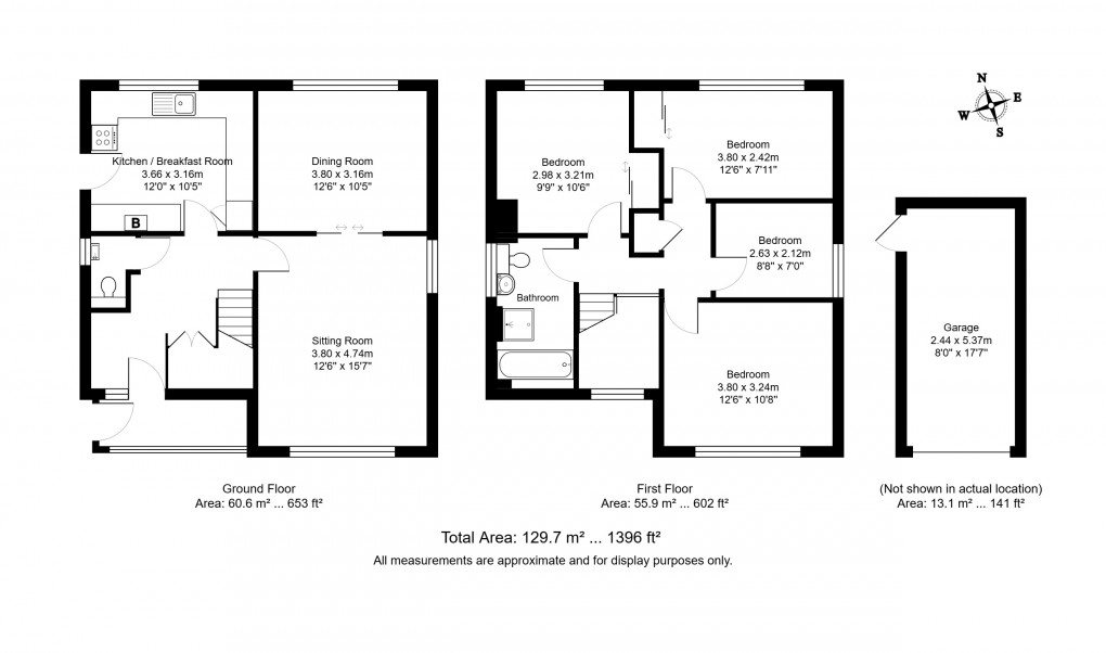 Floorplan for Crowborough, East Sussex