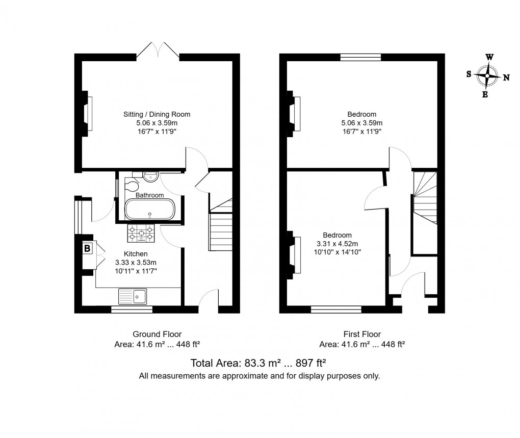 Floorplan for Culverden Park Road, Tunbridge Wells, Kent