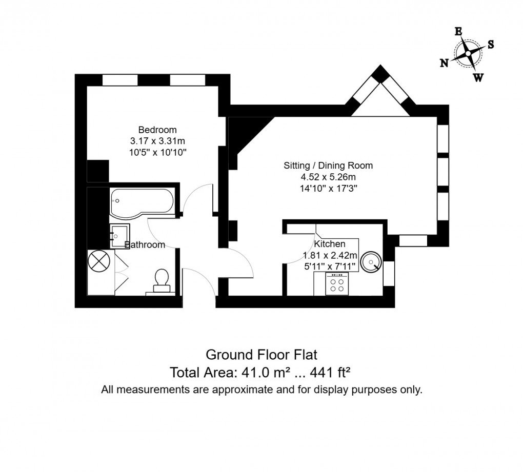 Floorplan for Boyne Park, Tunbridge Wells, Kent