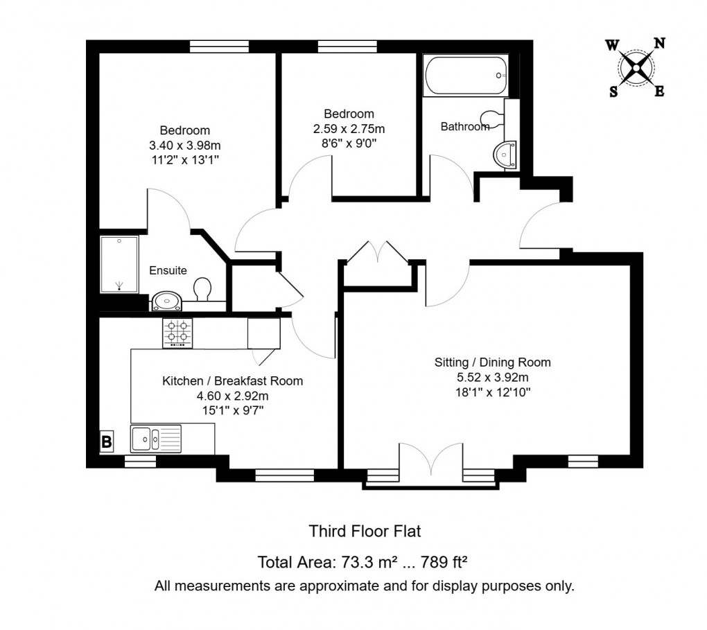 Floorplan for Tunbridge Wells, Kent