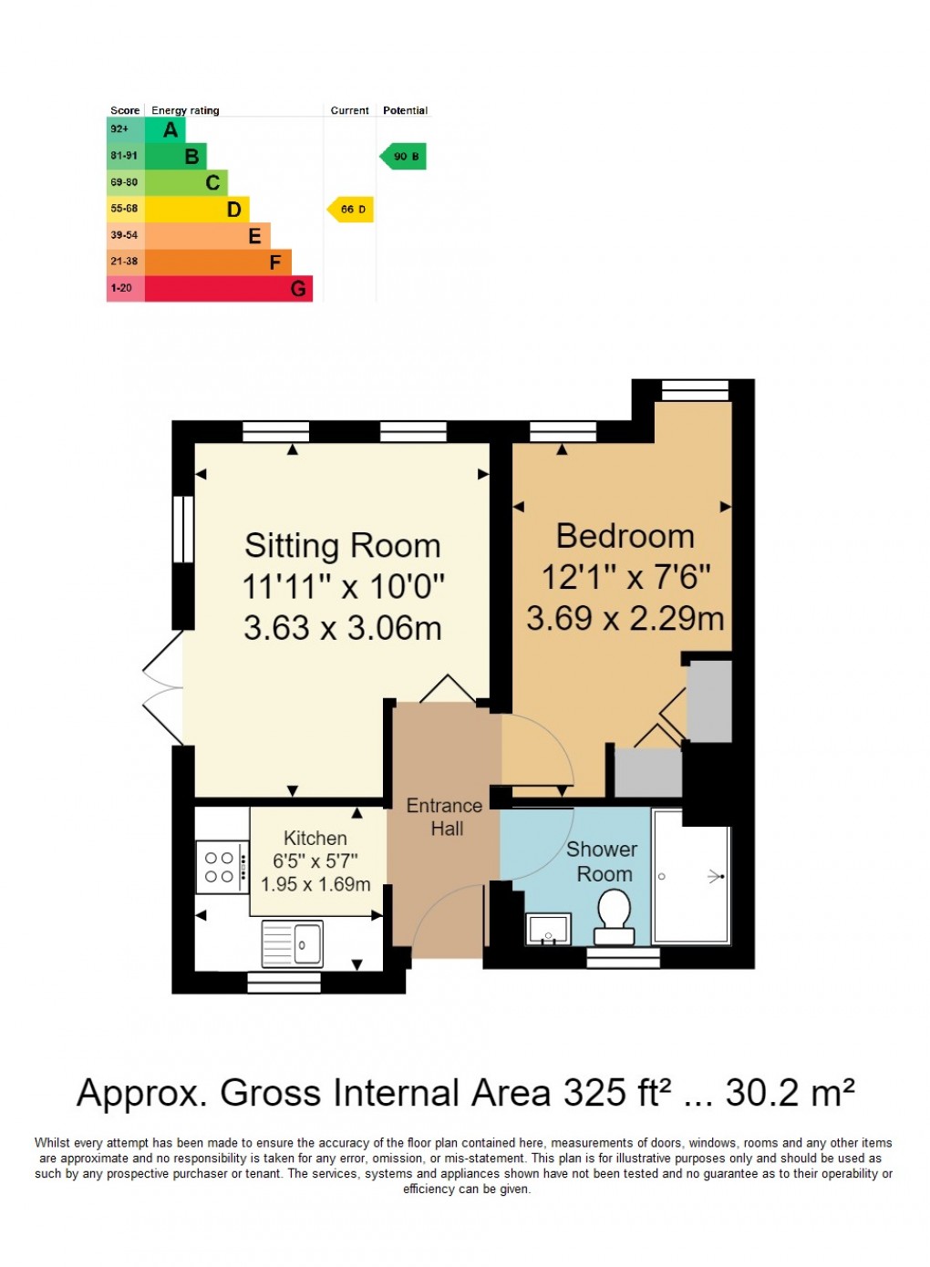 Floorplan for Queens Road, Tunbridge Wells, Kent