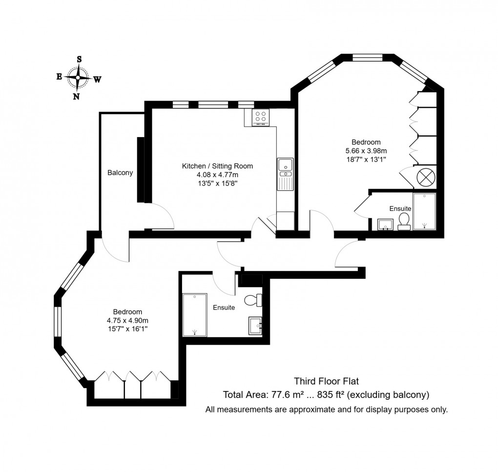 Floorplan for Landsdowne Road, 23 Landsdowne Road, Tunbridge Wells, Kent
