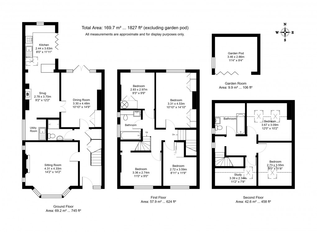 Floorplan for Tunbridge Wells, Kent