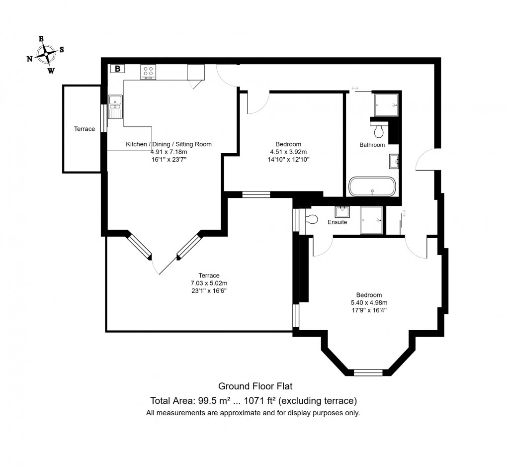 Floorplan for Tunbridge Wells, Kent