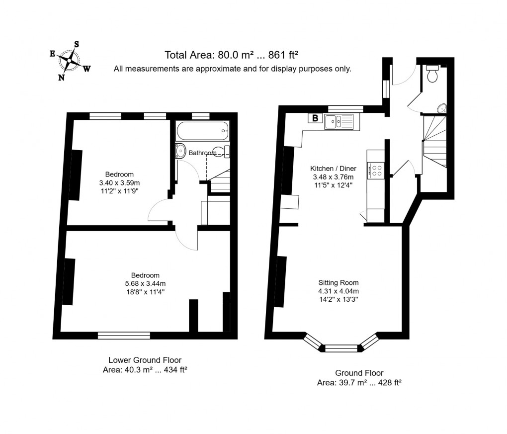 Floorplan for Tunbridge Wells, Kent