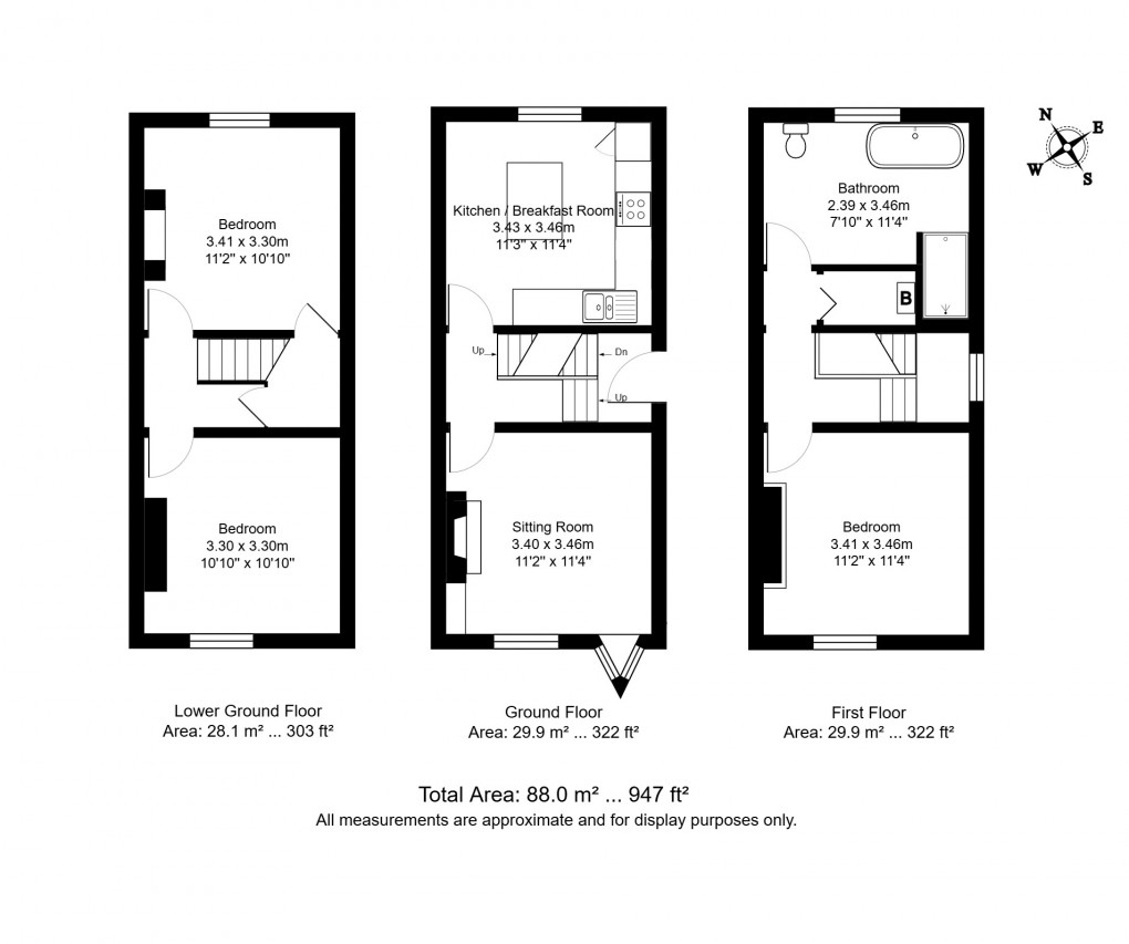 Floorplan for Tunbridge Wells, Kent