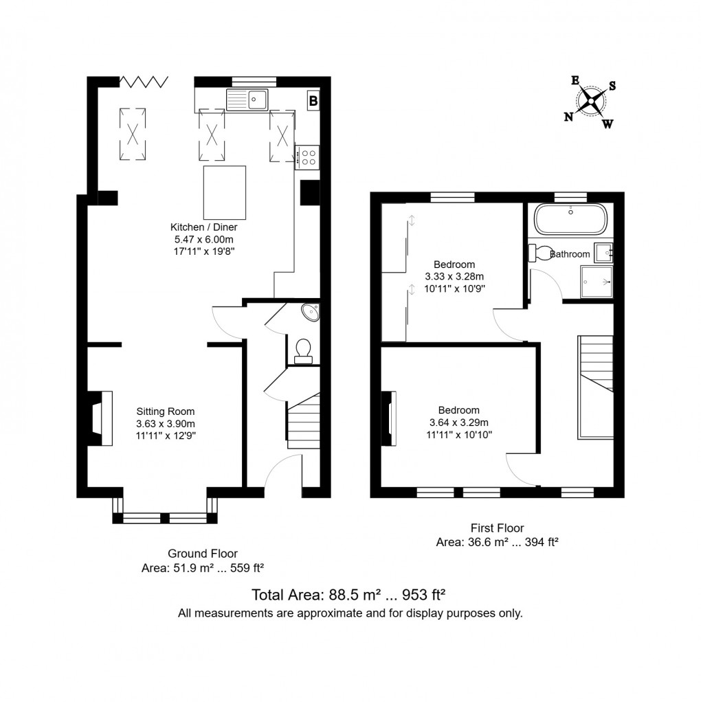 Floorplan for Tunbridge Wells, Kent