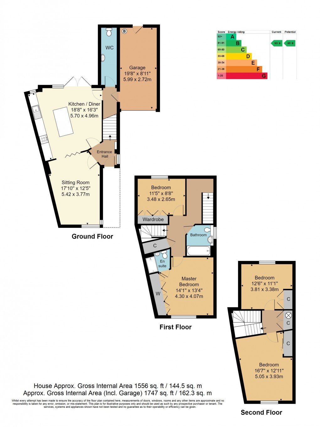 Floorplan for Tunbridge Wells, Kent